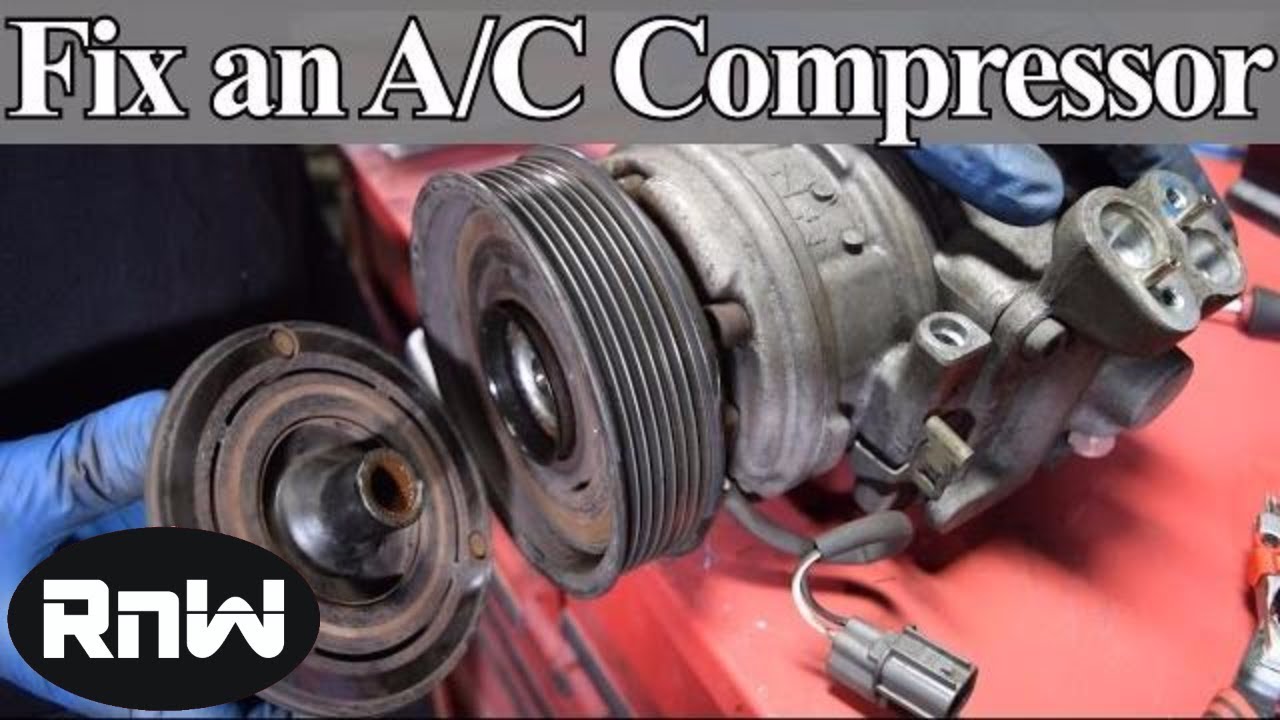 How to Diagnose and Replace an A/C Compressor Coil, Clutch and Bearing ...