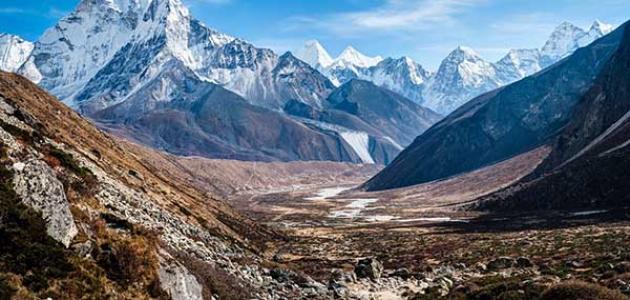 ابراز تاثير جبال الهيمالايا على المناخ في قارة اسيا